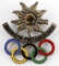 WWII WINTER OLYMPICS BADGE GARMISCH PARTENKIRCHEN