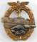 WWII GERMAN FAST ATTACK CRAFT WAR BADGE 2ND MODEL