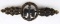 WWII GERMAN LUFTWAFFE DAY FIGHTER CLASP IN GOLD