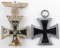 WWI WWII GERMAN THIRD REICH IRON CROSS LOT OF TWO