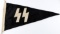 WWII GERMAN WAFFEN SS PANZER DIVISION PENNANT
