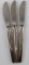 ADOLF HITLER THIRD REICH WWII SILVERPLATE KNIVES