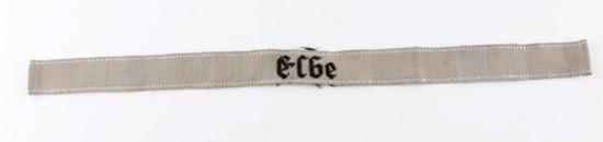 WWII GERMAN WAFFEN SS RESERVES ELBE CUFF TITLE