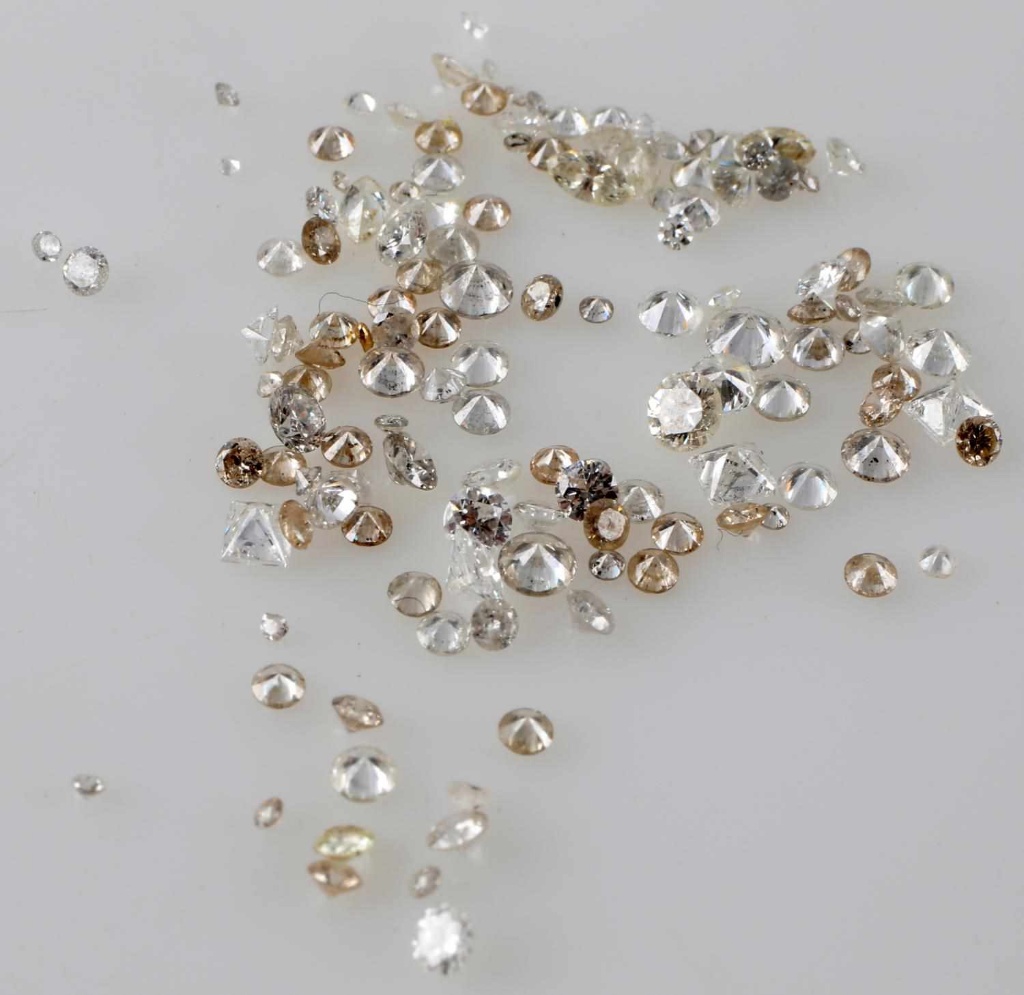 4.97 TCW LOOSE DIAMOND MELEE LOT ROUND PRINCESS