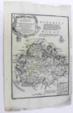 18TH CENTURY BOWEN MAP OF ANTIGUA