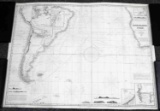 ANTIQUE MAP OF THE SOUTHERN ATLANTIC OCEAN