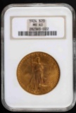 1924 ST GAUDENS $20 DOUBLE EAGLE MS 63 NGC