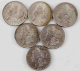 6 MORGAN SILVER DOLLAR BU UNCIRCULATED COIN LOT