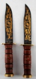 WWII KA BAR USMC DIVISION COMMEMORATIVE KNIFE LOT