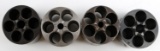 4 COLT SAA SINGLE ACTION ARMY 45 CAL GUN CYLINDERS