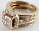 1.42 CARAT DIAMOND AND 14K GOLD RING