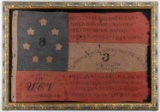 CIVIL WAR CONFEDERATE REUNION FLAG 1918 VIRGINIA