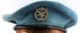 WWII BRITISH GLIDER PILOT BERET WITH FLYING BADGE