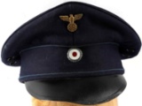 WWII GERMAN THIRD REICH WEHRMACHT VISOR CAP