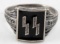 GERMAN WWII THIRD REICH WAFFEN SS TOTENKOPF RING