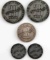 5 WWII GERMAN LITZMANNSTADT GHETTO COIN LOT