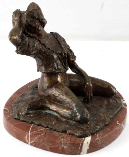 DAVID RUSSELL SPENCE BRONZE SCULPTURE 1981