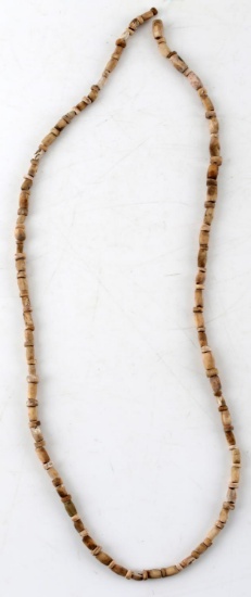 INDIAN STONE TRADE BEADS BEIGE TAN BROWN