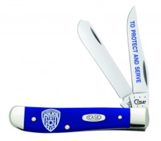 CASE XX BLUE SYNTHETIC MINI TRAPPER WITH GIFT TIN