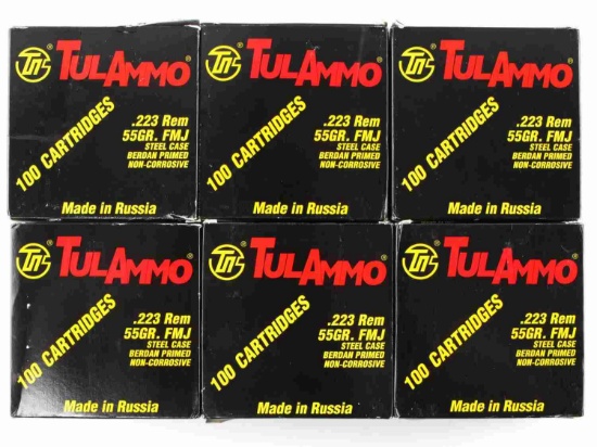 600 ROUNDS OF 223 REMINGTON AMMUNITION AMMO LOT