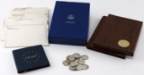 US COIN COLLECTION PROOF UNC SETS IKE & 90% SILVER
