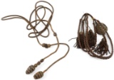 WWII GERMAN RAILWAY POLICE AIGUILETTE & SWORD KNOT