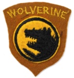 WWI 14TH DIVISION US ARMY WOLVERINE PATCH