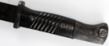 WWII DATED K98 GERMAN MAUSER BAYONET WITH SCABBARD