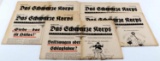 GERMAN WWII THIRD REICH SCWARTZKORP NEWSPAPER LOT