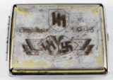 GERMAN WWII SS DAS REICH CHARKOW CIGARETTE CASE