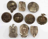 WWII GERMAN THIRD REICH TINNIE LOT OF TEN