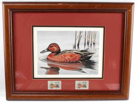 G MOBLEY DUCK MIGRATORY BIRD STAMP PRINT