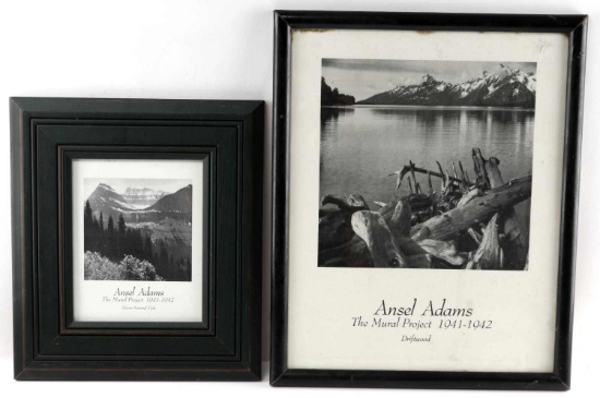 LOT OF TWO ANSEL ADAMS MURAL PROJECTS PRINTS
