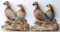 HUBLEY QUAIL CAST IRON BOOKENDS OR DOOR STOP