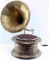 HIS MASTERS VOICE ANTIQUE WINDING GRAMOPHONE