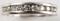 CELEBRATION 18K WHITE GOLD BAND DIAMOND .42 TCW