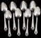 8 SILVER WWII GERMAN SPOONS WAFFEN SS DAS REICH