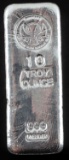 SHINYBARS 10 OUNCE TROY .999 FINE SILVER BAR