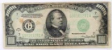 1934-A  $1000 CHICAGO FEDERAL RESERVE NOTE BILL F