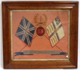 VICTORIAN DUKE OF WELLINGTON'S REGIMENT EMBROIDERY