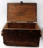 US CIVIL WAR ALLEGHENY NY ARSENAL MUNITIONS CRATE