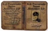 WWII GERMAN REICHSFUHRER SS PANZER DIV ID CARD