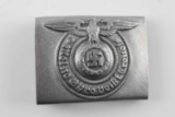 WWII GERMAN THIRD REICH WAFFEN SS EM BELT BUCKLE