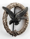 WWII GERMAN THIRD REICH LUFTWAFFE GUNNER BADGE