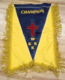 2ND KU KLUX KLAN WOMANS KKK EVENT CHAMPION BANNER