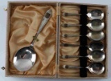 7 PIECE WWII GERMAN WAFFEN SS SPOON SET EPNS