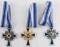 WWII GERMAN THIRD REICH MOTHERS CROSS LOT OF THREE
