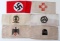 WWII GERMAN THIRD REICH ARMBAND LOT OF 6