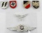 WWII GERMAN 3RD REICH SS ARMY LUFTWAFFE BADGE LOT