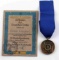 WWII GERMAN 3RD REICH SS EIGHT YEAR SERVICE MEDAL